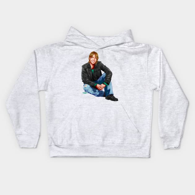 Keith Urban - An illustration by Paul Cemmick Kids Hoodie by PLAYDIGITAL2020